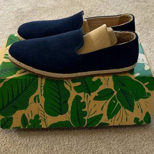 Patara Shoes - Pacific Blue Smoking Slippers (size 10)